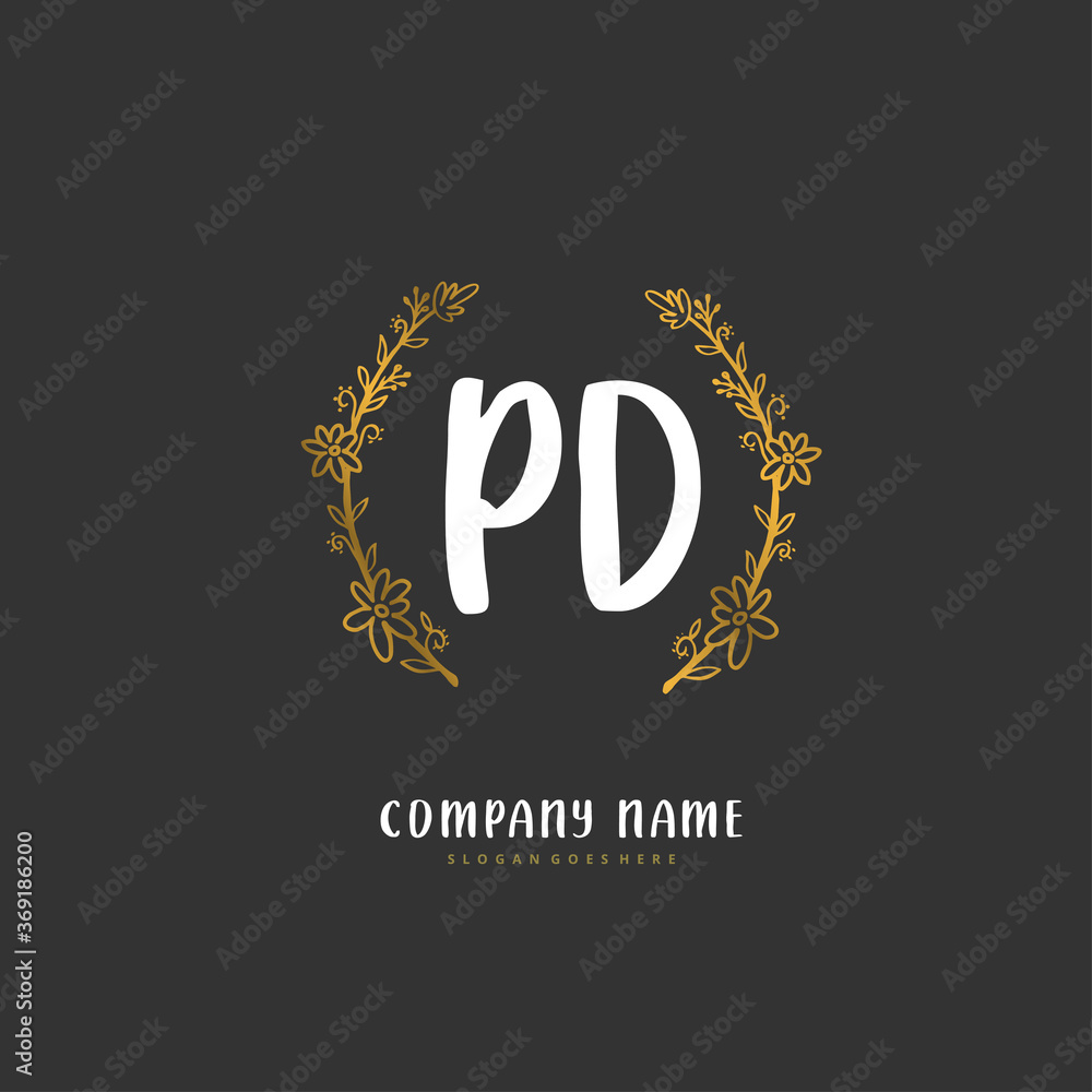 P D PD Initial handwriting and signature logo design with circle. Beautiful design handwritten logo for fashion, team, wedding, luxury logo. P D PD Initial handwriting and signature logo design with circle. Beautiful design handwritten logo for fashion, team, wedding, luxury logo.