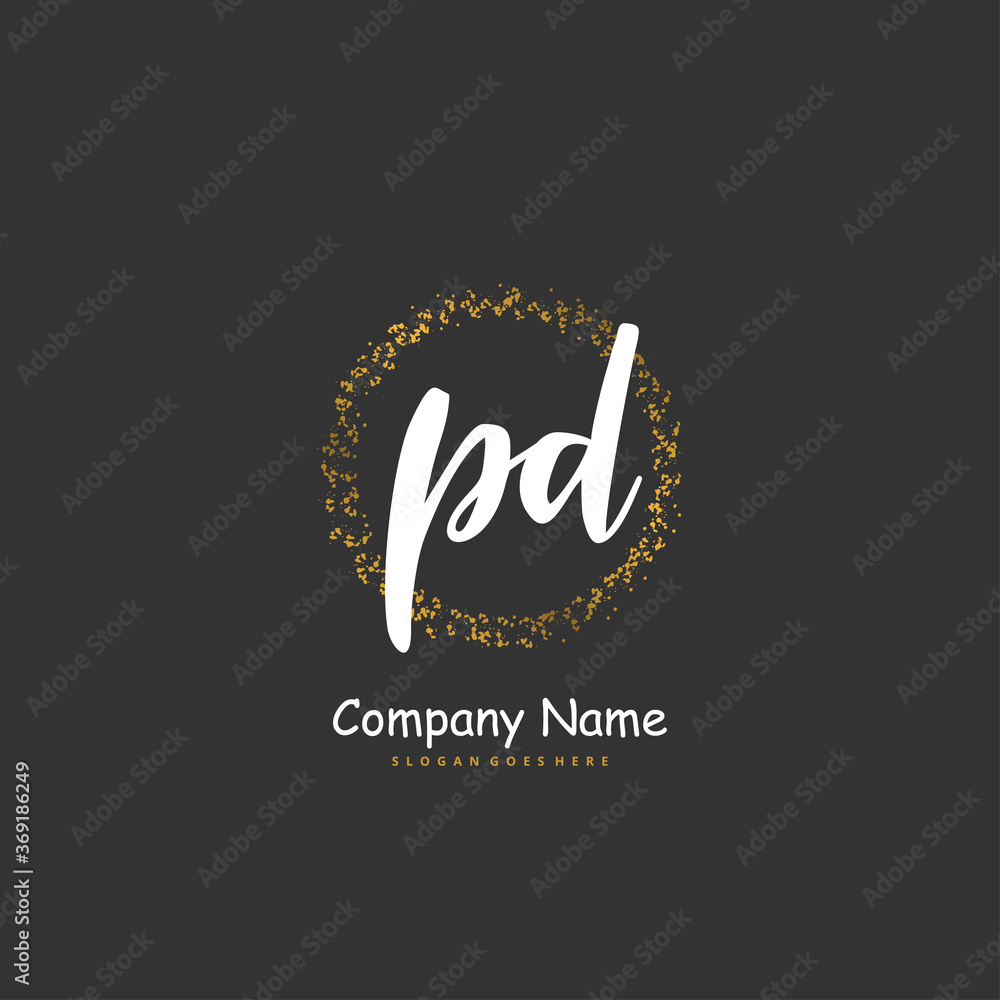P D PD Initial handwriting and signature logo design with circle. Beautiful design handwritten logo for fashion, team, wedding, luxury logo. P D PD Initial handwriting and signature logo design with circle. Beautiful design handwritten logo for fashion, team, wedding, luxury logo.