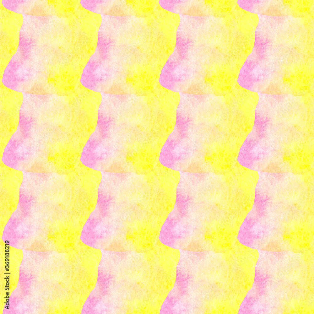 Abstract seamless pattern. Yellow and pink watercolor blots. Trendy collage seamless pattern. Raster textured wallpaper for your design. Trendy textile, fabric, wrapping Abstract seamless pattern. Yellow and pink watercolor blots. Trendy collage seamless pattern. Raster textured wallpaper for your design. Trendy textile, fabric, wrapping