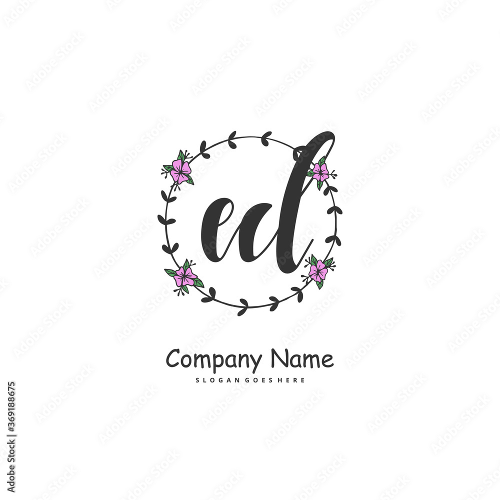 E D ED Initial handwriting and signature logo design with circle. Beautiful design handwritten logo for fashion, team, wedding, luxury logo. E D ED Initial handwriting and signature logo design with circle. Beautiful design handwritten logo for fashion, team, wedding, luxury logo.