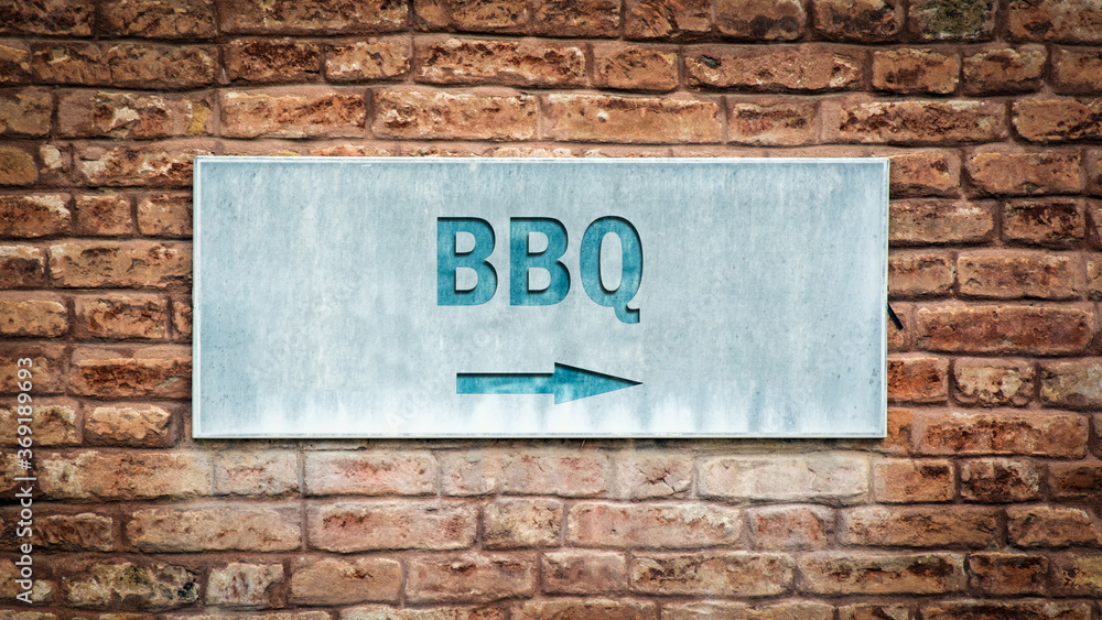 Street Sign to BBQ