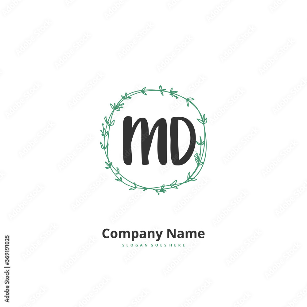 M D MD Initial handwriting and signature logo design with circle. Beautiful design handwritten logo for fashion, team, wedding, luxury logo. M D MD Initial handwriting and signature logo design with circle. Beautiful design handwritten logo for fashion, team, wedding, luxury logo.