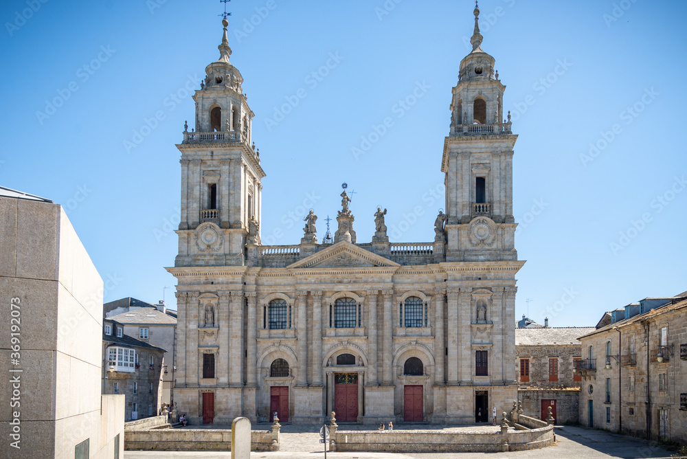 catedral diocesana de Lugo en España Europa