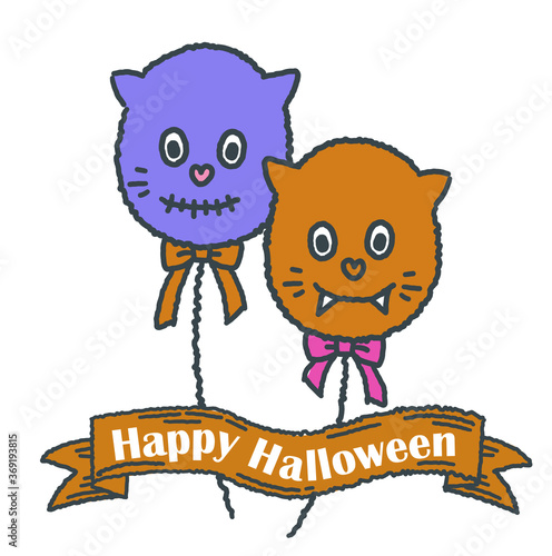  Happy Halloween with a cute cats