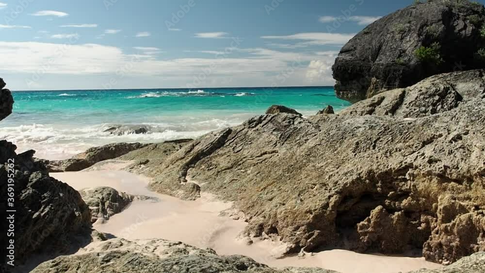 Stonehole Bay Beach is a lovely beach on the South Shore coastline of Bermuda.
