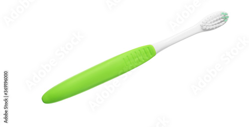 Tooth brush on white background