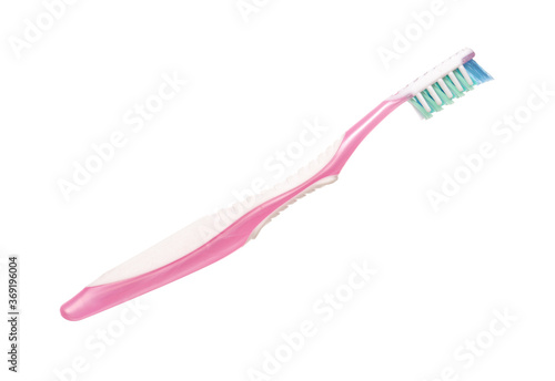 Tooth brush on white background