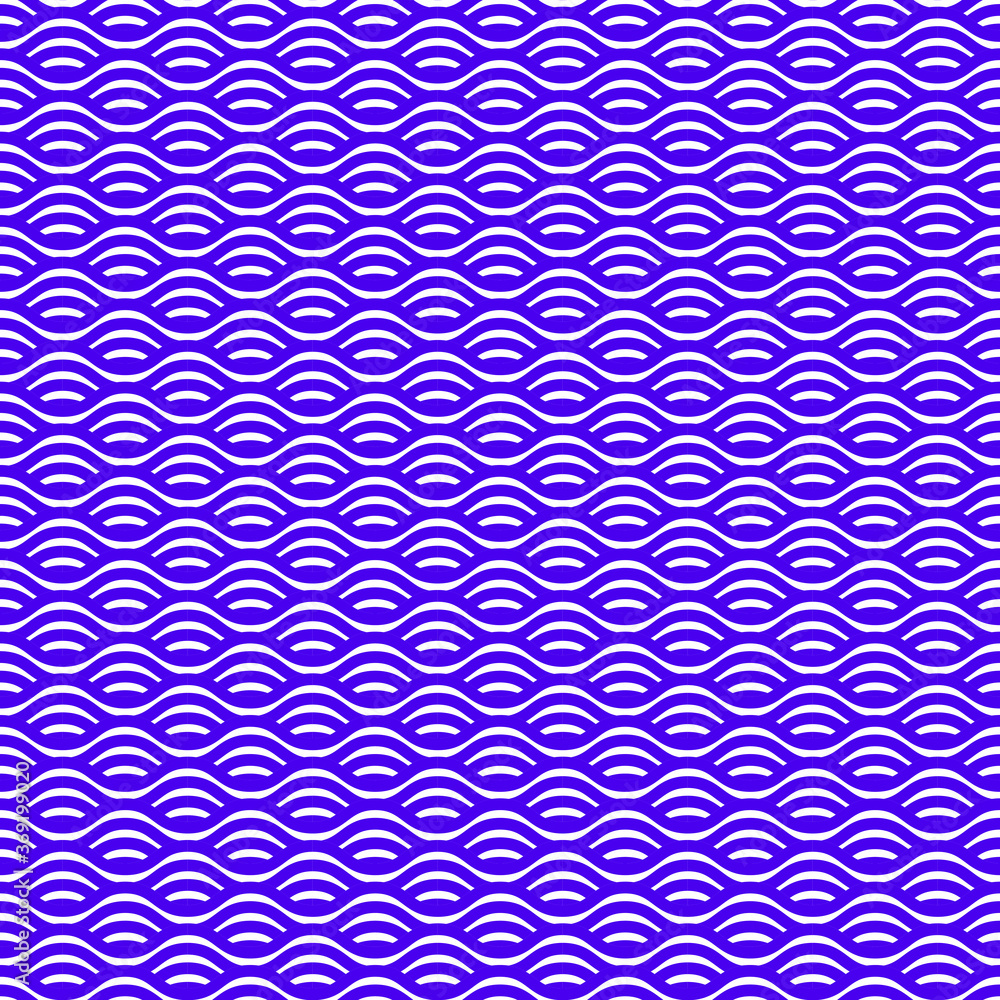 Seamless wave line pattern Seamless wave line pattern