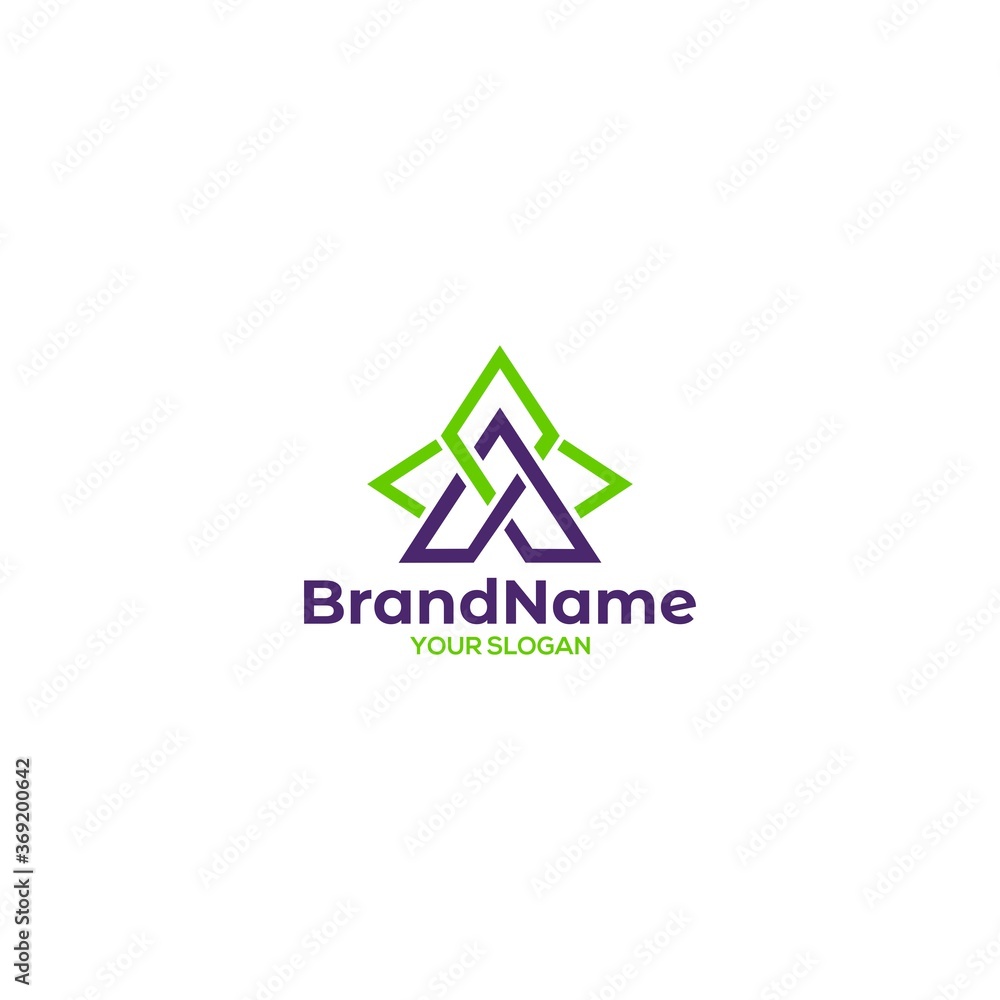 Triangle Star Logo Design Vector Triangle Star Logo Design Vector