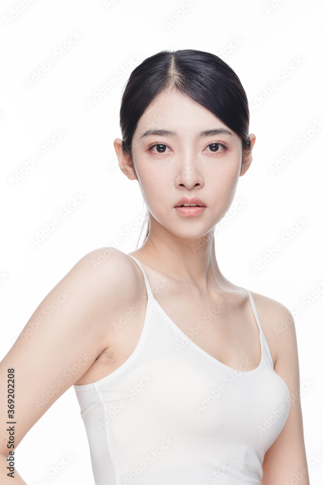 Portrait Of Beautiful Woman in Studio Portrait Of Beautiful Woman in Studio