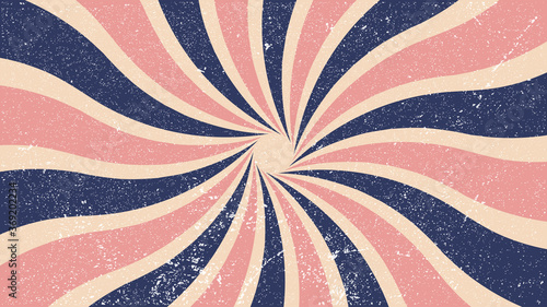 vector illustration retro grunge pink purple sunburst background