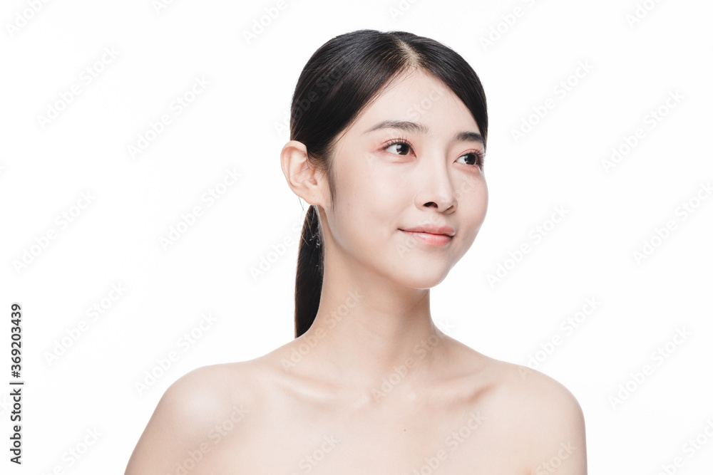 Portrait Of Beautiful Woman in Studio Portrait Of Beautiful Woman in Studio