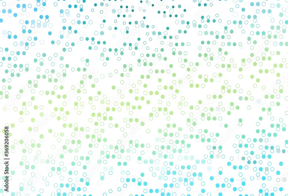 Light Green, Yellow vector background with bubbles. Light Green, Yellow vector background with bubbles.