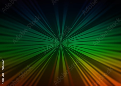 Dark Multicolor, Rainbow vector background with straight lines. Shining colored illustration with narrow lines. Pattern for business booklets, leaflets.