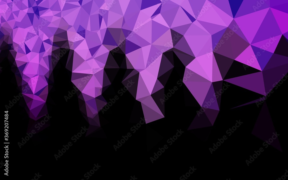 Light Purple vector shining triangular background. A vague abstract illustration with gradient. Completely new template for your business design. Light Purple vector shining triangular background. A vague abstract illustration with gradient. Completely new template for your business design.