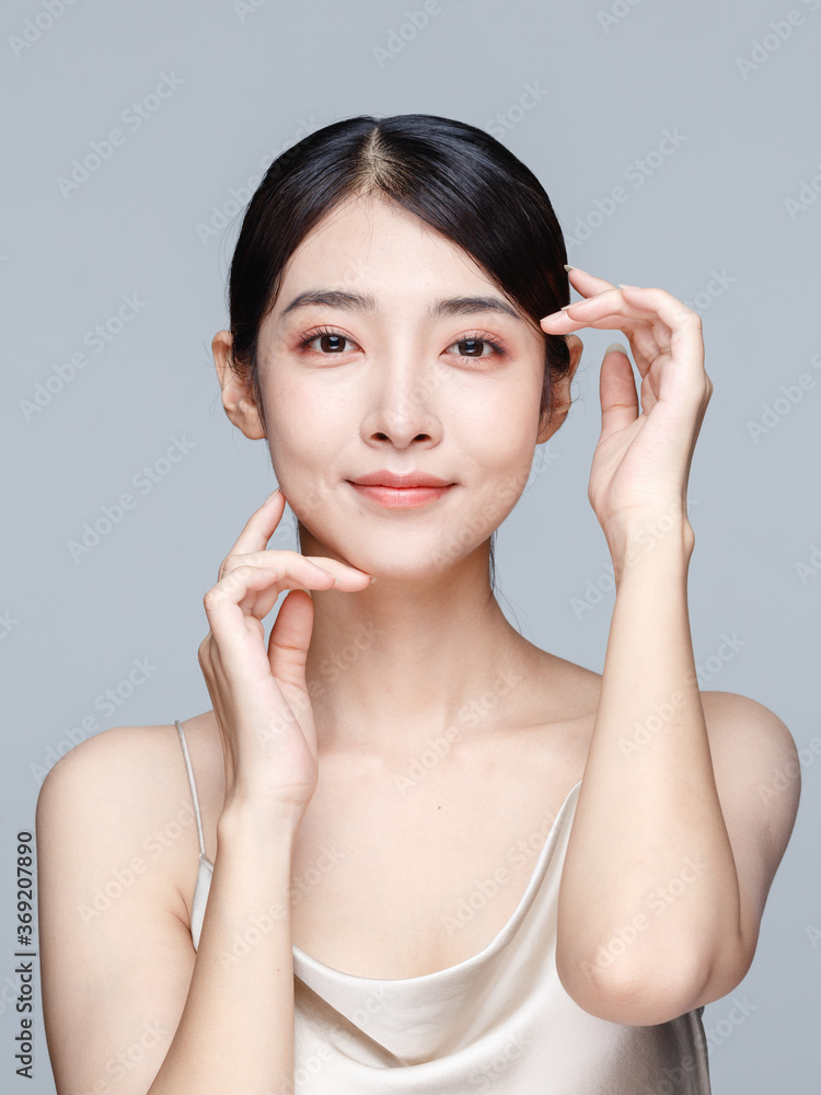 Portrait Of Beautiful Woman in Studio Portrait Of Beautiful Woman in Studio