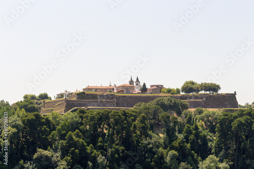 Valenca do Minho is a charming village bordering with Spain on the Minho region, dominated by its impressive fortress and boosting with life, Portugal. photo