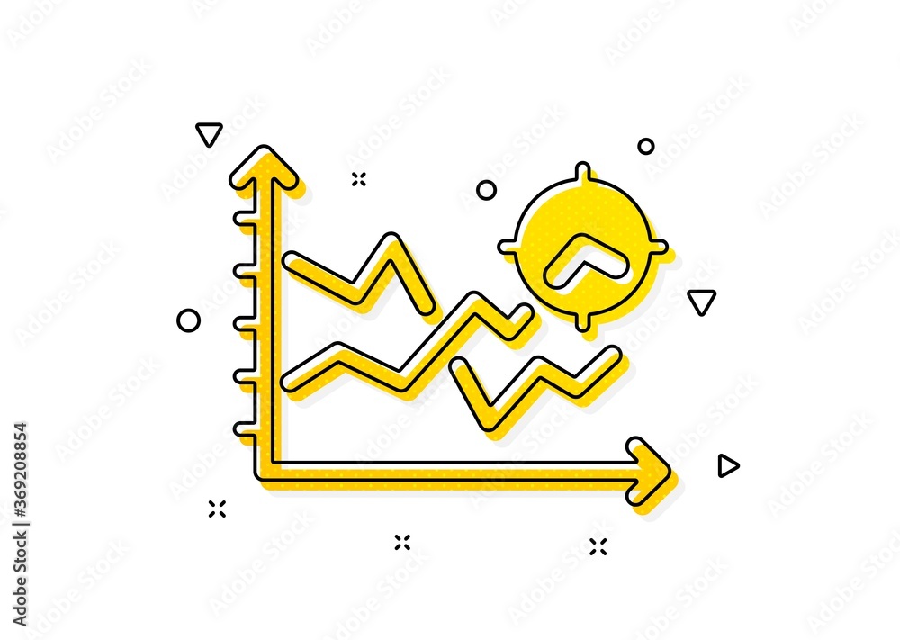 Web targeting chart sign. Seo analysis icon. Traffic management symbol. Yellow circles pattern. Classic seo analysis icon. Geometric elements. Vector Web targeting chart sign. Seo analysis icon. Traffic management symbol. Yellow circles pattern. Classic seo analysis icon. Geometric elements. Vector