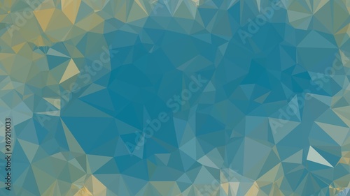 blue yellow geometric shape abstract background