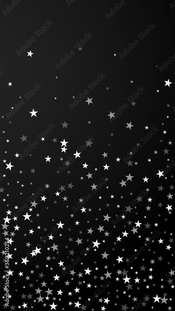 Random falling stars Christmas background. Subtle 