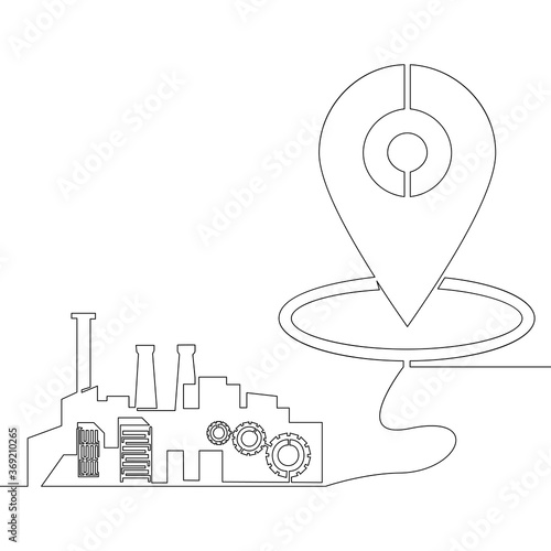 Continuous line drawing local production factory