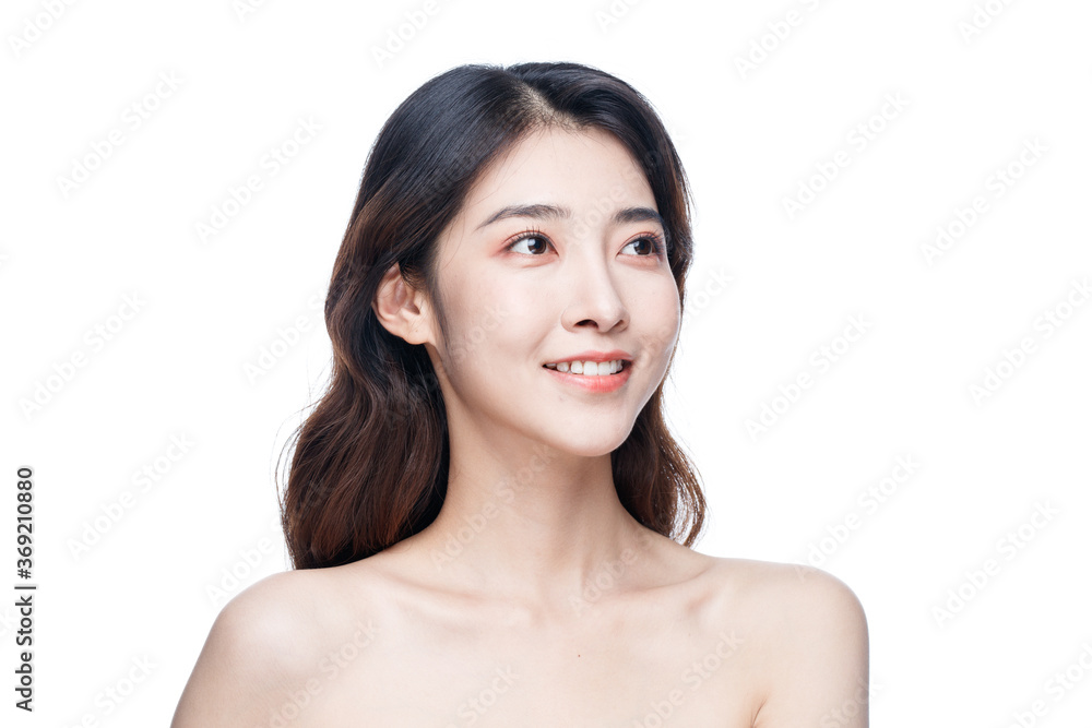 Portrait Of Beautiful Woman in Studio Portrait Of Beautiful Woman in Studio