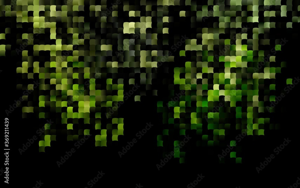 Dark Green vector cover in polygonal style. Glitter abstract illustration with rectangular shapes. Pattern can be used for websites. Dark Green vector cover in polygonal style. Glitter abstract illustration with rectangular shapes. Pattern can be used for websites.