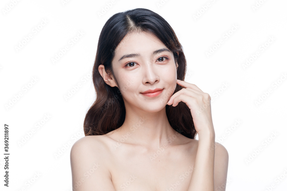 Portrait Of Beautiful Woman in Studio Portrait Of Beautiful Woman in Studio