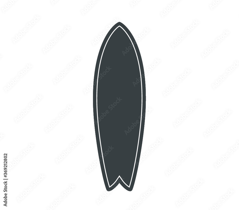 Surfboard icon. Vector surfboard. Surfboard icon. Vector surfboard.