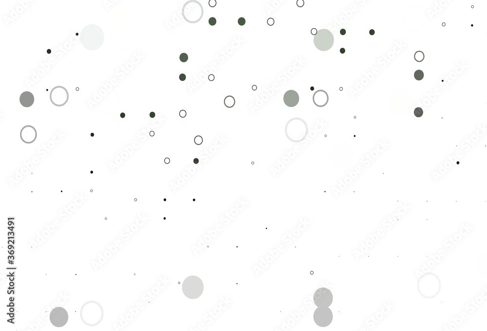 Light Green vector template with circles. Light Green vector template with circles.