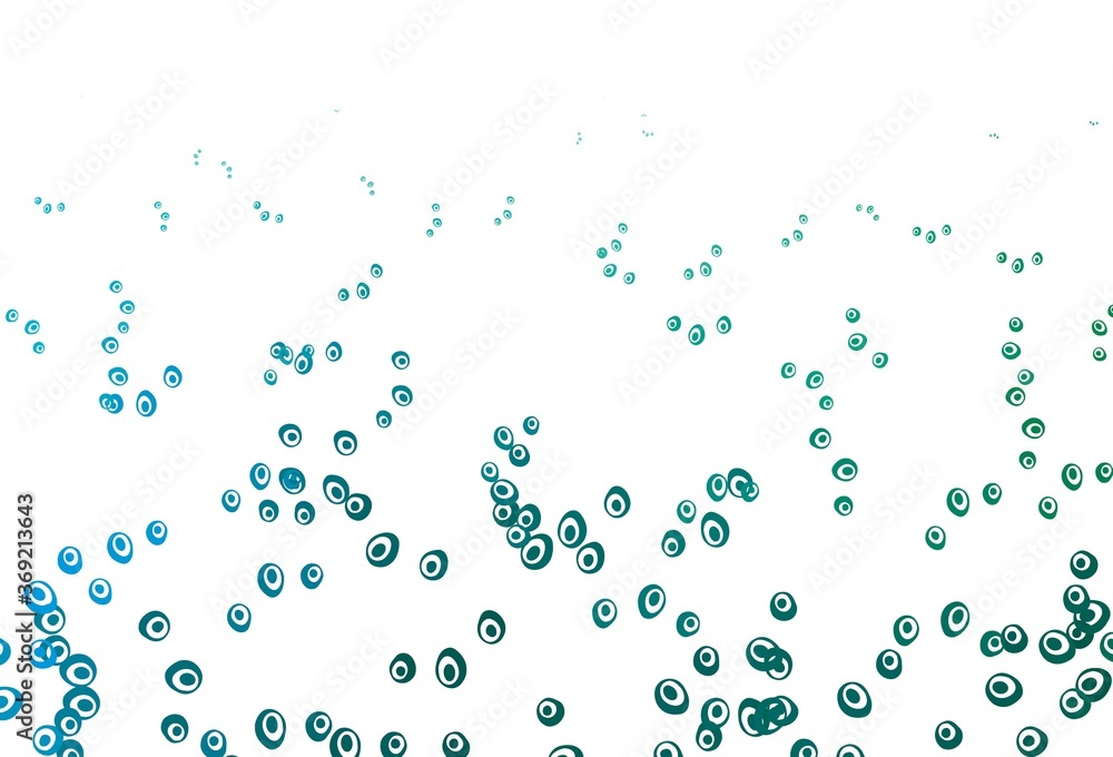 Light Blue, Green vector pattern with spheres. Light Blue, Green vector pattern with spheres.