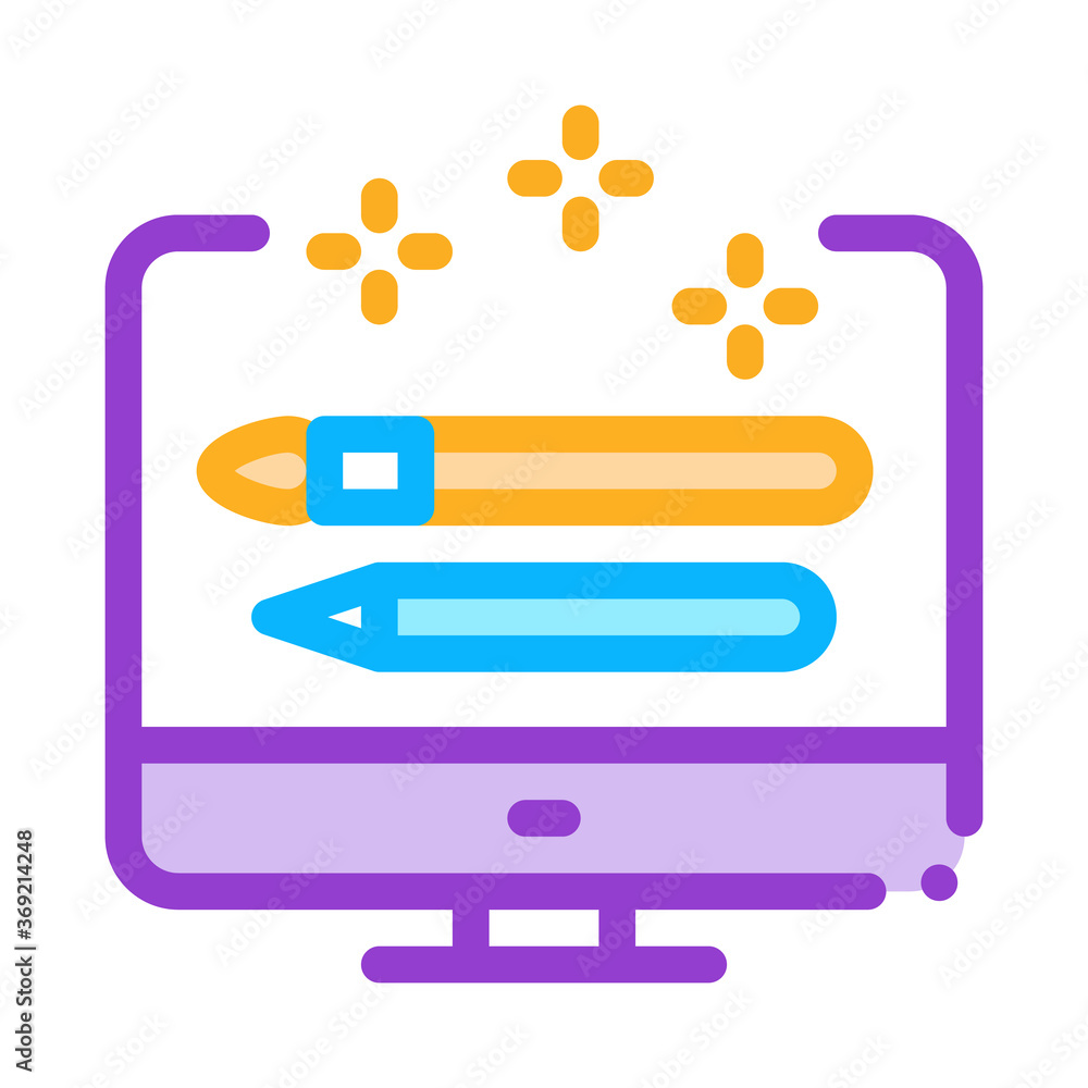 front end design icon vector. front end design sign. color symbol illustration front end design icon vector. front end design sign. color symbol illustration