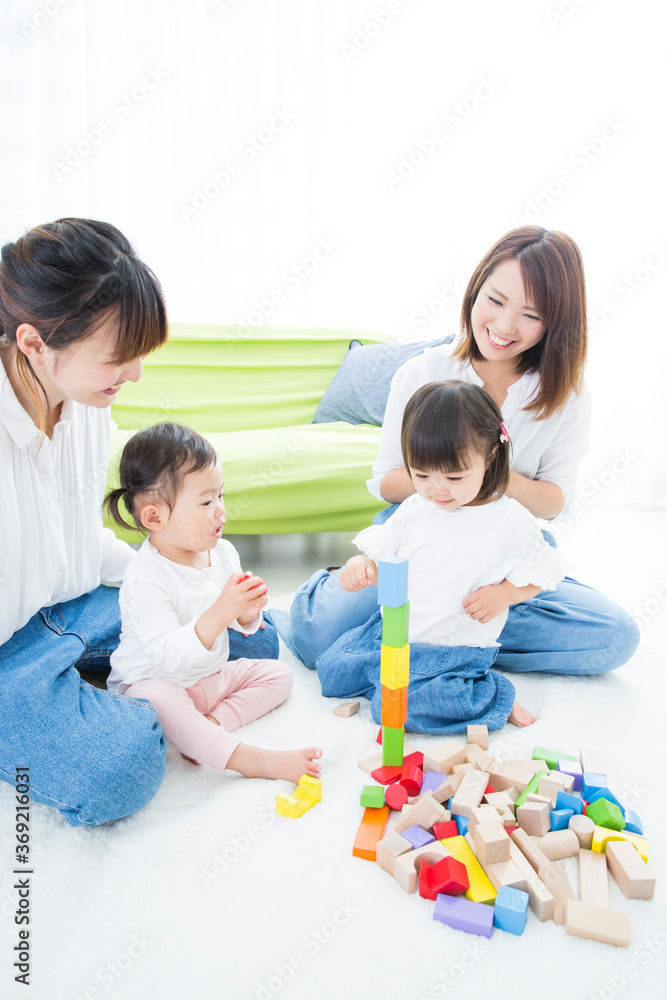 遊ぶ親子 遊ぶ親子