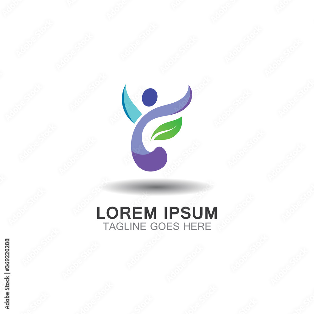 Abstract simple Person logo creative inspiration Design Vector Template Abstract simple Person logo creative inspiration Design Vector Template