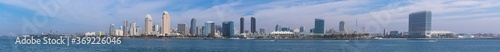 San Diego Waterfront as seen from Coronado Island, California, USA