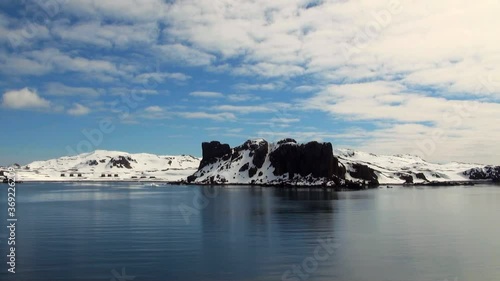 González Videla Base, is a Chilean base on the Antarctic mainland's Waterboat Point in Paradise Bay, Antarctica photo