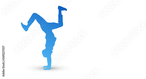 sagoma, silhouette, danza moderna, hip hop