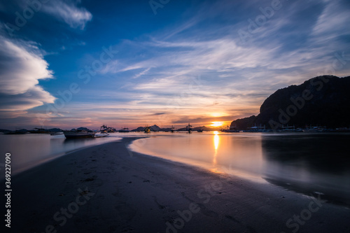 Tramonto a El Nido  Palawan  Filippine