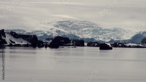 González Videla Base, is a Chilean base on the Antarctic mainland's Waterboat Point in Paradise Bay, Antarctica photo