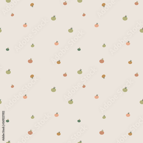 baby seamless pattern with christmas balls