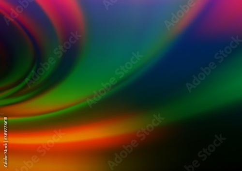 Dark Multicolor  Rainbow vector abstract bright template. Colorful illustration in abstract style with gradient. A new texture for your design.