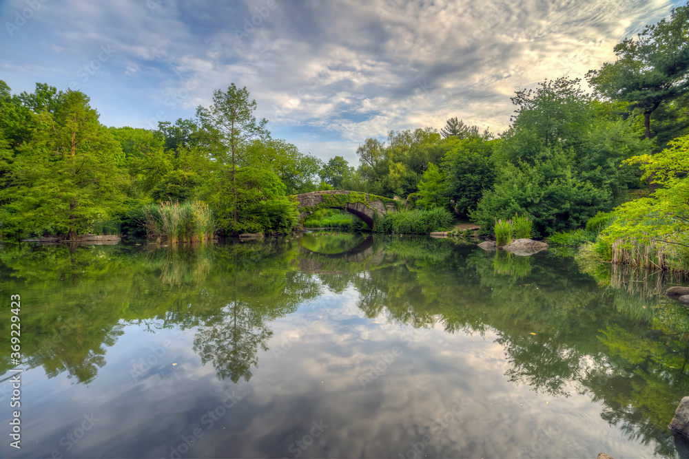 Gapstow Bridge in Central Park