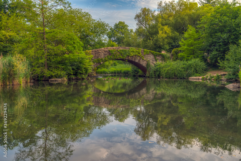 Gapstow Bridge in Central Park