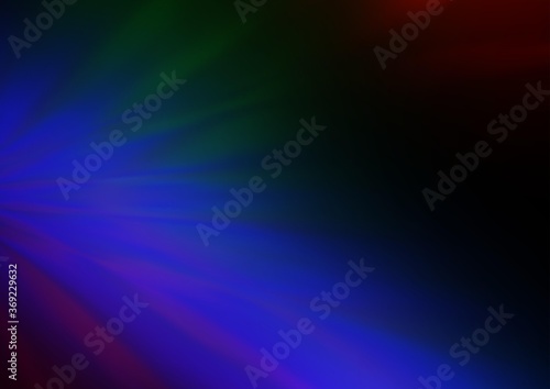 Dark Multicolor, Rainbow vector abstract bokeh pattern. Colorful illustration in abstract style with gradient. Brand new design for your business.