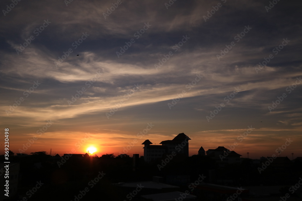 
Sunset in Udon Thani, Thailand