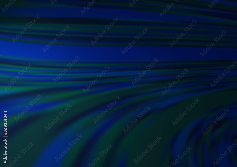 Dark BLUE vector blurred and colored background. Colorful illustration in blurry style with gradient. A new texture for your design.