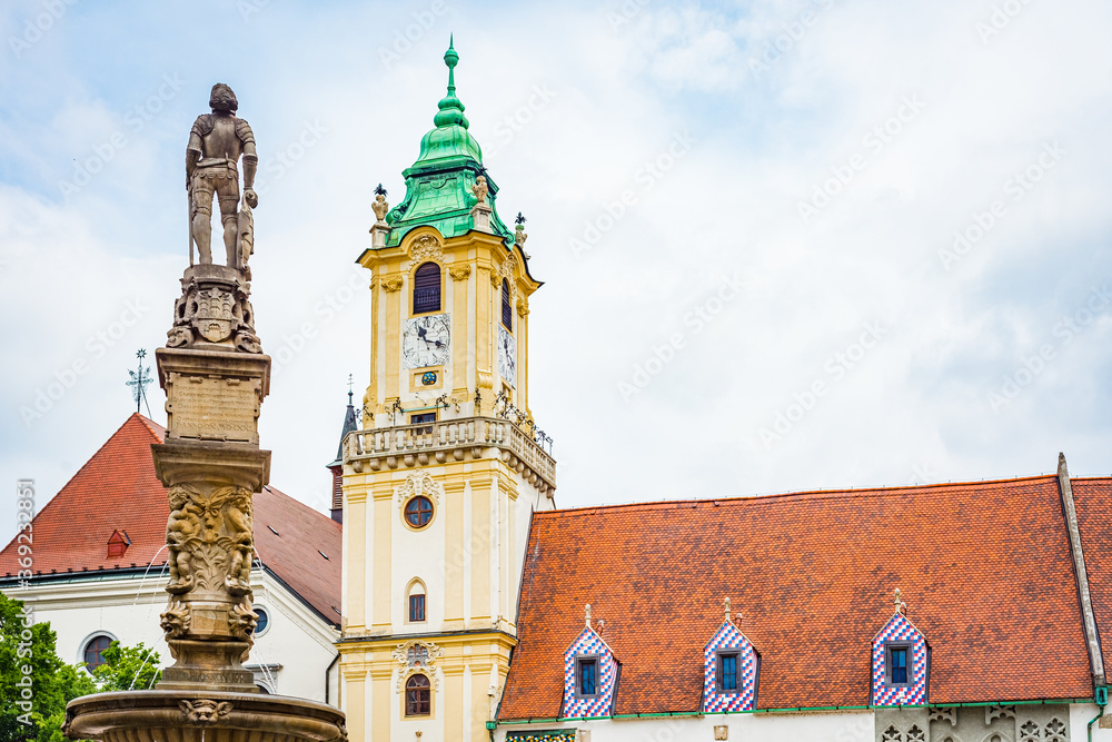 Fototapeta premium Old Town Hall in Bratislava, Slovakia.