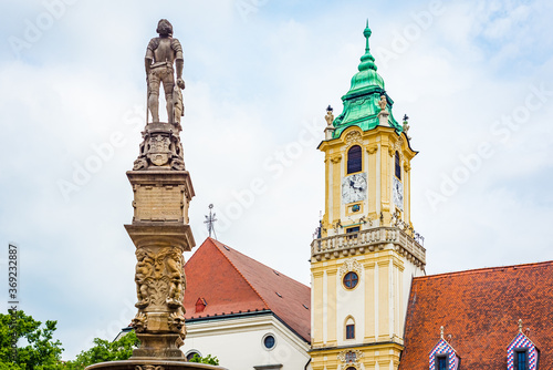Canvas Print Old Town Hall in Bratislava, Slovakia.