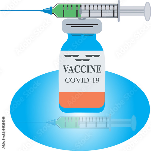 T-shirt vaccine Covid 19, Sunset Blvd California t-shirt print, vector illustration. 