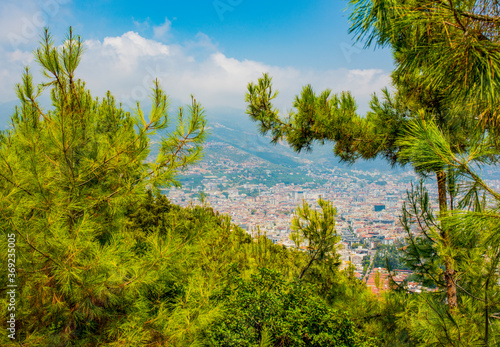 Alanya panorama in summer on a sunny day